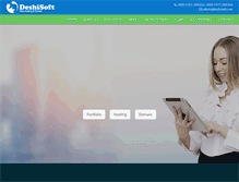 Tablet Screenshot of deshisoft.com